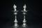 Pure Silver Peacock Design Fancy Pair Diya 350g